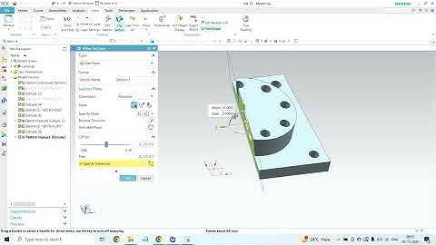 Siemens NX Model Section View