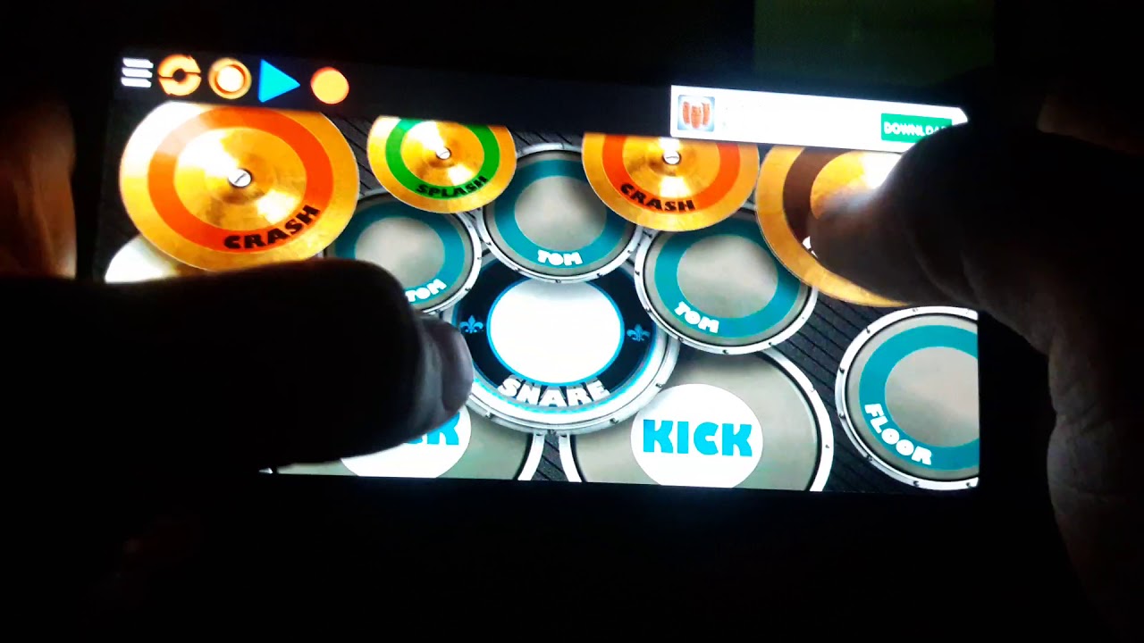 My first recorded real drum app YouTube