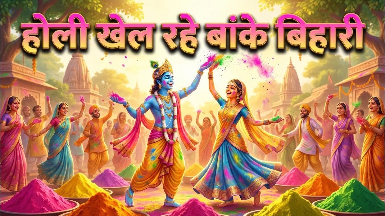Holi Bhajan ~ Holi Khel Rhe Nandlal | होली खेल रहे नंदलाल | Radha Krishna Bhajan ~Holi Viral Bhajan 