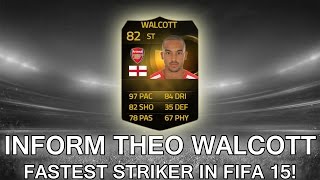 Fifa 15 Ultimate Team Inform Theo Walcott Gameplay/Review - Youtube