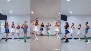 Chaeryeong Ryujin ITZY &Sieun Yoon STAYC dance challenge 
