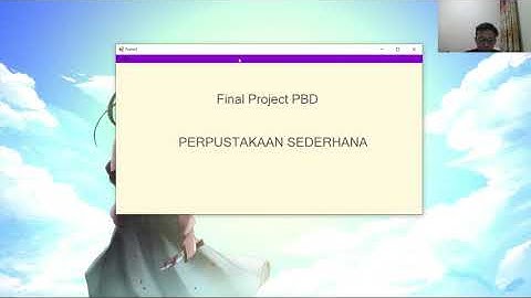 Demo Program Aplikasi Perpustakaan Sederhana VB & SQL Server