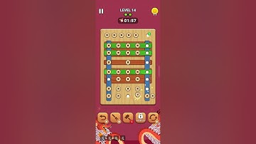 🏅 Wood Screw Puzzle:🤪 Wood Nut & Bolt - level  🧩 Gameplay Walkthrough