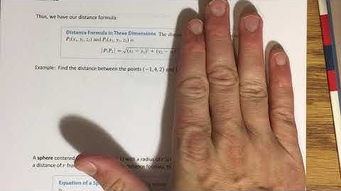 12.1 - Three-Dimensional Coordinate Systems (Part 2)