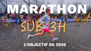 Aiming for a sub-3-hour finish at the 2026 Paris Marathon