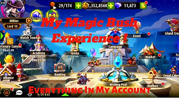 Magic Rush : Building A Strong Account ! What To Buy & Everything In my account !