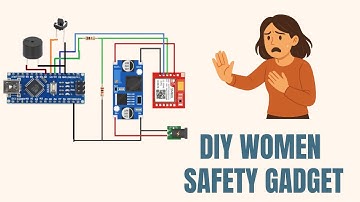 DIY Smart Women Safety Gadget using Arduino Nano | Award Winning Arduino Project
