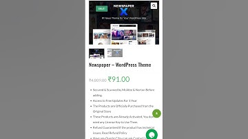 Newspaper X  Theme only ₹91 #theme #wordpress #newspaper #2023 #elementorpro #viral #youtubeshorts