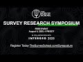 The Survey School Research Symposium and Competition