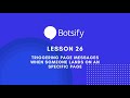 [Outdated Lesson 26]  Trigger automated messages on the website visits