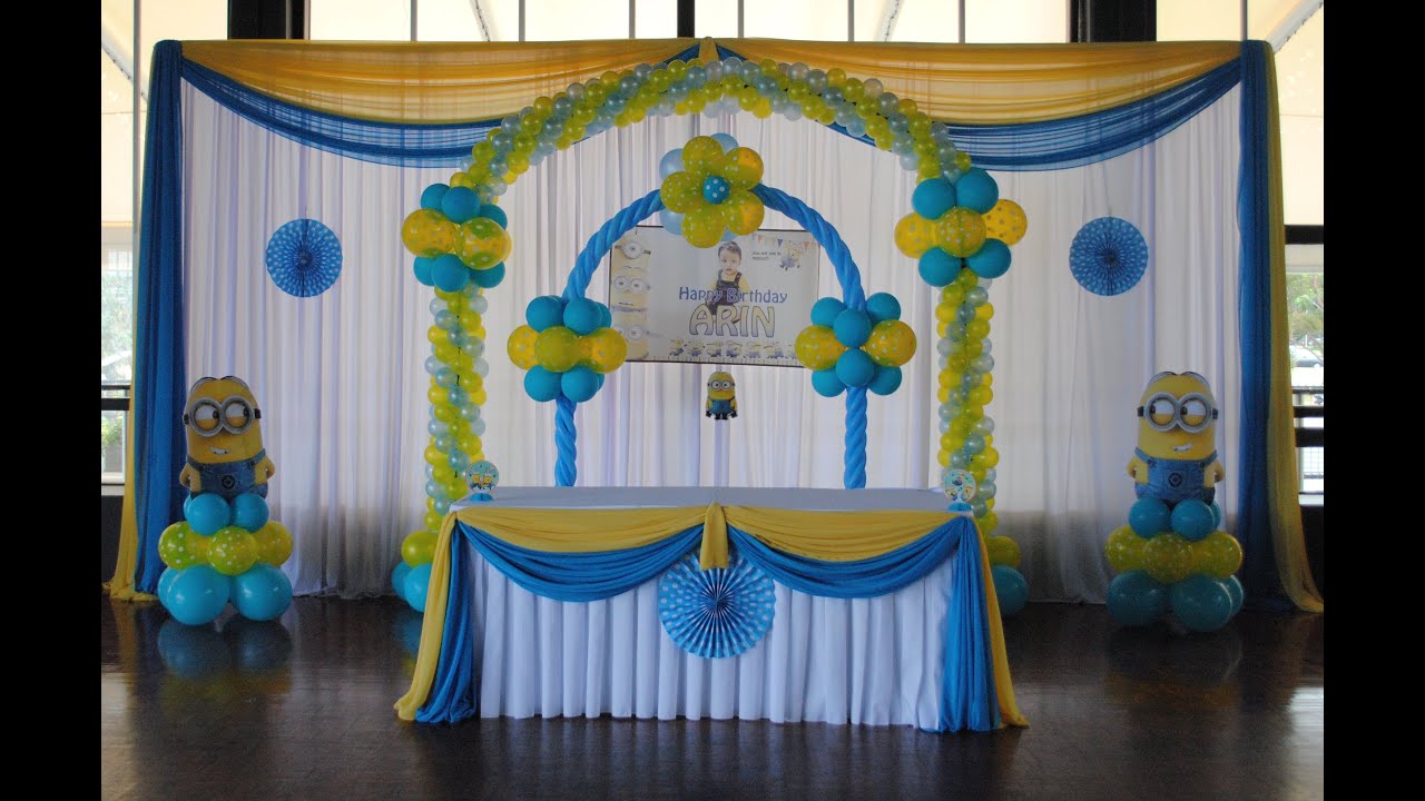 Despicable me minion theme decorations specialized for balloon ...