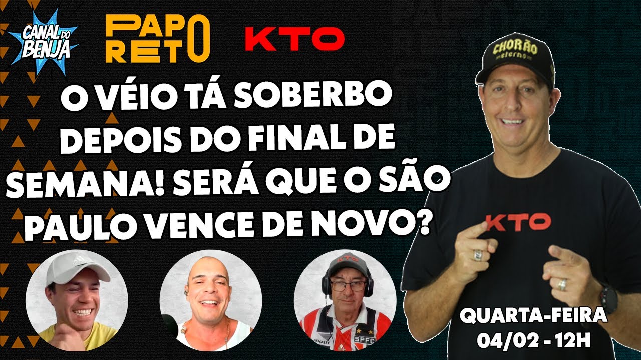 Papo Reto com Benja, Gladiador, Mano e Véio - ep. 530 - 04/02/2026