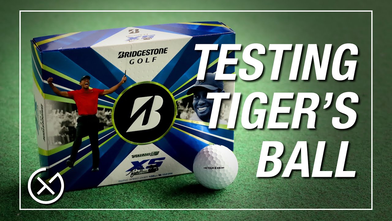 TESTING TIGER WOODS Golf Ball // Bridgestone Tour B XS Review