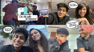 A day in my life as a Radio Mirchi Intern // working with RJ Naved, Rochie, Vidit & Shruti