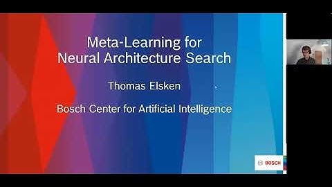 AutoML Fall School 21: Meta-Learning for Neural Architecture Search