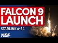 SCRUB: SpaceX Falcon 9 Launches Starlink 6-34