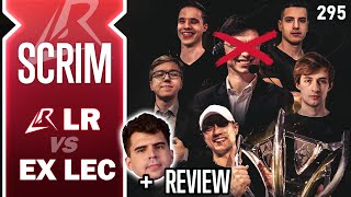 LOS RATONES SCRIM FT. REKKLES VS EX LEC PROS! 😲 COACH BWIPO 😎 | Nemesis
