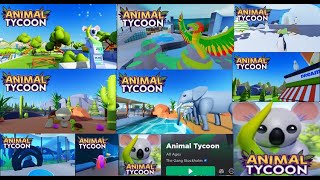 ANIMAL TYCOON in Roblox! Тайкон Зоопарка с животными в Роблокс! 🐬🐼🦁🐍🦊🐳🐠🐙🐡🐨🐢🦏🐊🦓🦒