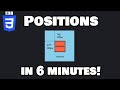 Learn css positions in 6 minutes 