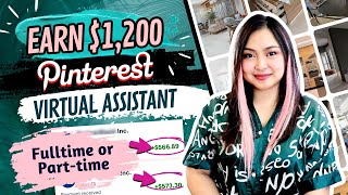 EARN $1200 as a PINTEREST VA | Fulltime/Parttime