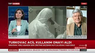 Turkovac Acil Kullanım Onayı Aldı 22.12.2021 Turkey
