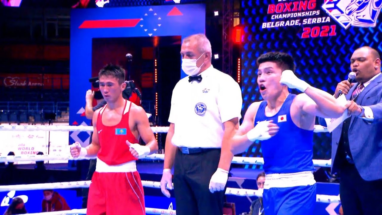 Finals (54kg) SABYRKHAN Makhmud (KAZ) vs  TSUBOI Tomoya (JPN) | AIBA WCHs 2021