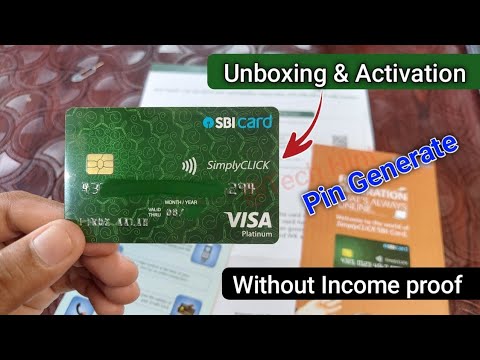 SBI Credit Card Unboxing & Activation Online process | SBI Credit Card
