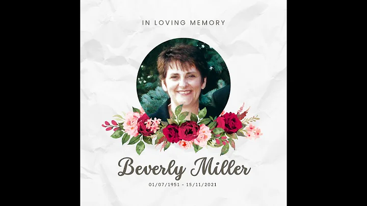 Memorial Service - Beverly Miller