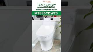 TDM.VN | Review bồn cầu điện tử TOTO MS885CDW25 Washlet TCF34461GAA S5 xả Tornado mạnh êm mới 2025