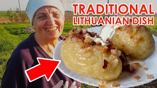Traditional Lithuanian Food  World’s Most Advanced Zeppelin Making Tutorial  English Subtitles