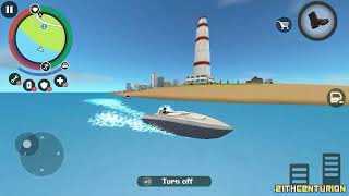 Relaxing Boat ride to every beach in town | Stickman Rope hero 2 screenshot 2