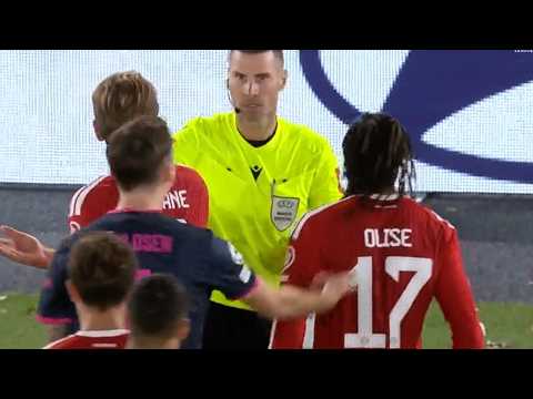 Michael Olise red card vs Viking FK vs Bayern Munich, Michael Olise sent off with red card vs Viking