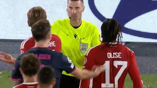 Full Michael Olise red card vs Viking FK vs Bayern Munich, Michael Olise sent off with red card vs Viking News