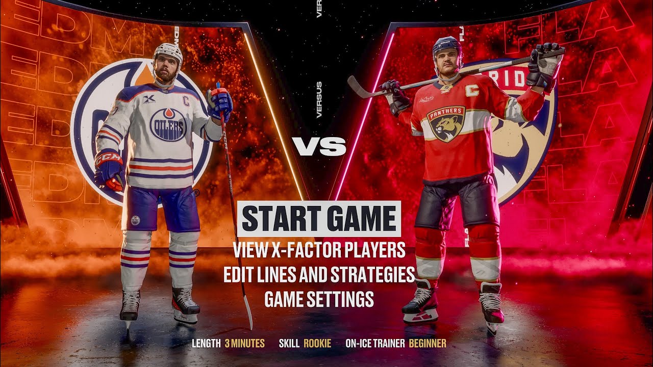 Oilers v Panthers - NHL 26 na PS5 Pro - YouTube