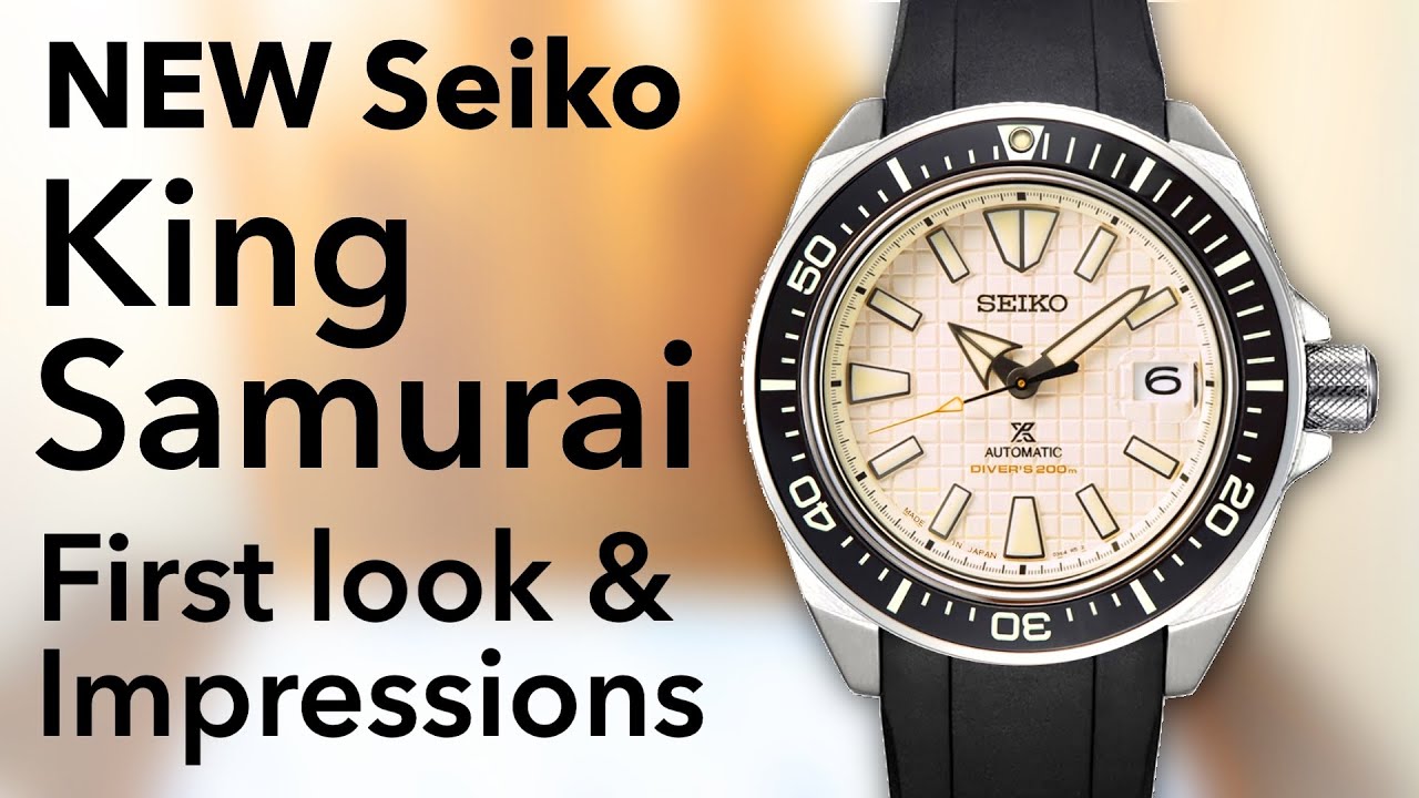 Seiko King Samurai SRPE37 First Look - An absolutely incredible value  diver! - YouTube