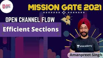 Efficient Sections | Open Channel Flow | MISSION GATE 2021| Amanpreet Singh