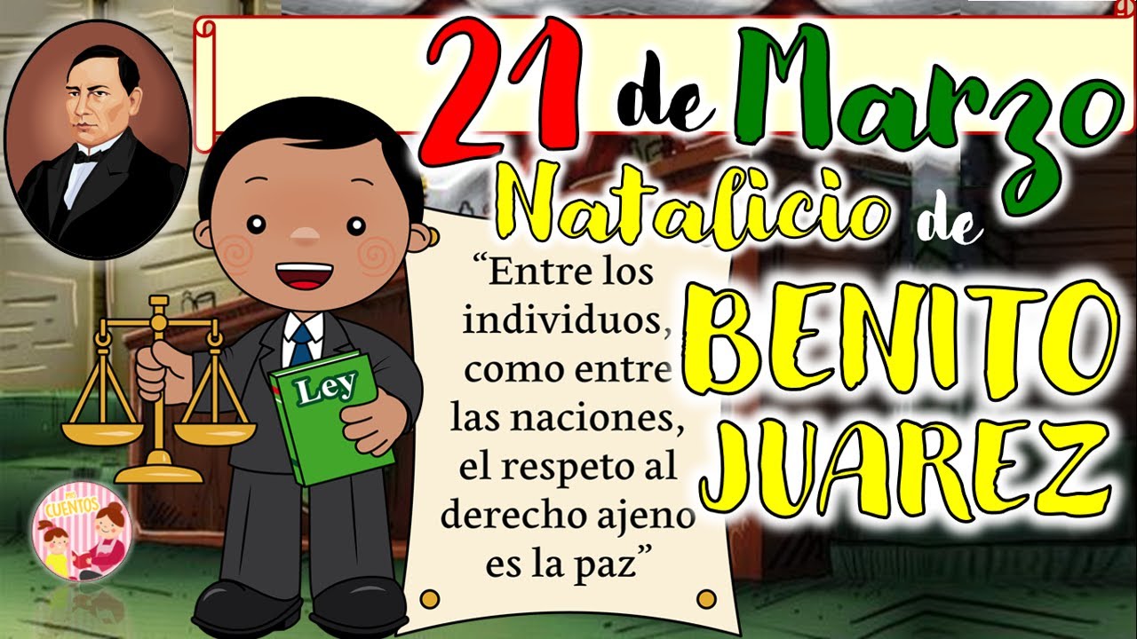 🌟Natalicio de BENITO JUAREZ🇲🇽21 de Marzo para👧🏻👦🏻 - thptnganamst.edu.vn