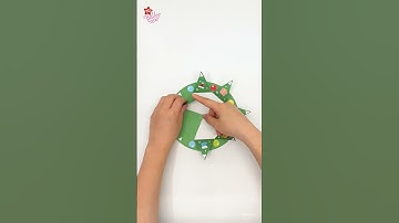 🎀🎄 JunyTony Christmas Wreath Craft #JunyTony #Shorts #JunyTonyBalletStar