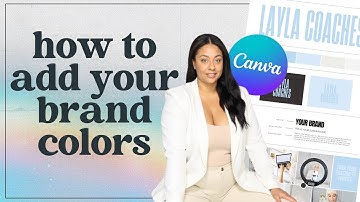 How To Add Your Brand Colors in Canva
