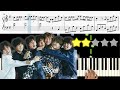 Bts   butterfly  piano tutorial 
