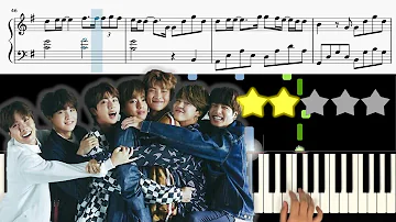 BTS (방탄소년단) - Butterfly  🎹《Piano Tutorial》 ★★☆☆☆