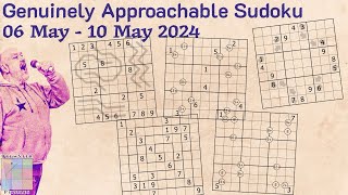 Genuinely Approachable Sudoku (GAS) : 06-May to 10-May-2024