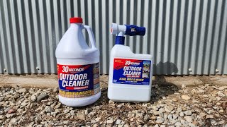 30 Second Cleaner, Does It Work On Vinyl Siding?