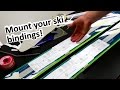 How to mount your Ski Bindings at HOME!   Part 1