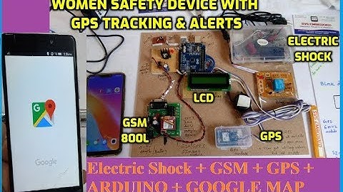 Women Safety Device With GPS Tracking & Alerts