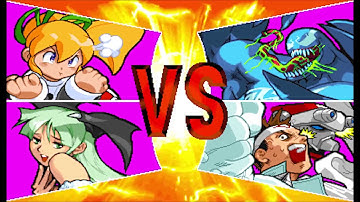 Marvel vs Capcom 1 ( Arcade ) - Roll / Morrigan Playthrough ( July 19, 2018 )