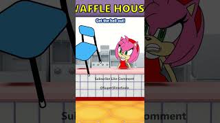 Waffle House Spongebob Throws Chair At Sonic Amy Rose