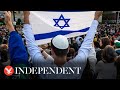 Watch again: Israel supporters gather in New Jersey for rally and march