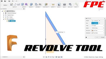 How to Use the Revolve Tool in Fusion 360