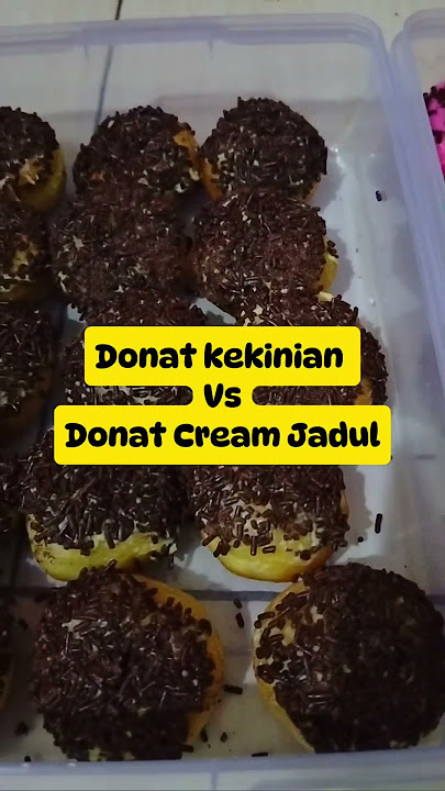 Donat kekinian vs donat jadul 😁 #donat #donuts #shorts #shortvideo